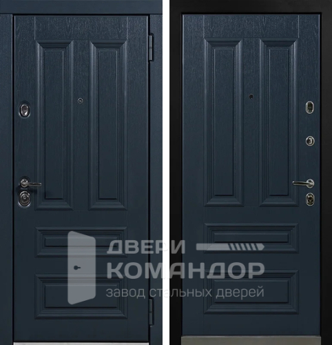 Синяя входная дверь №33