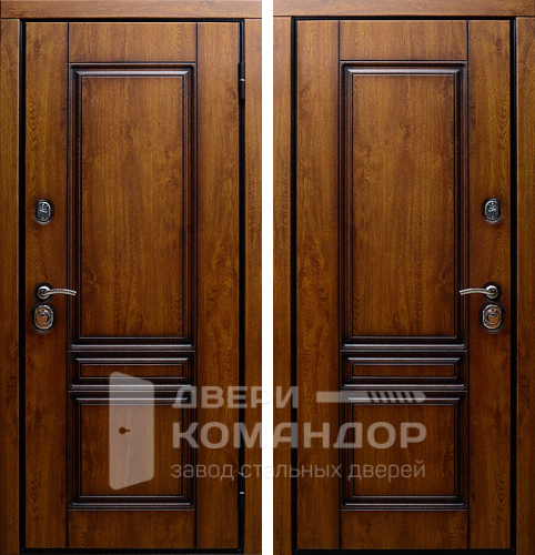 Дверь входная деревянная утепленная №10