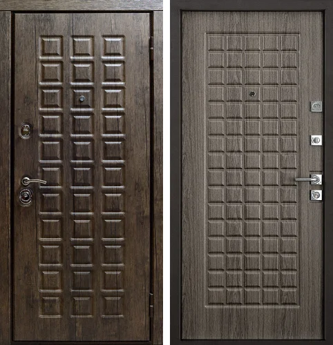 Входная дверь МДФ в загородный дом  №63