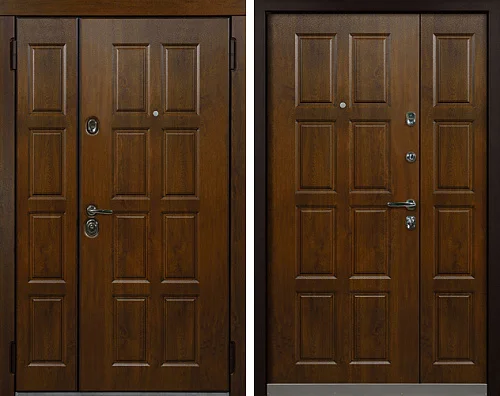 Полуторапольная дверь стальная №11