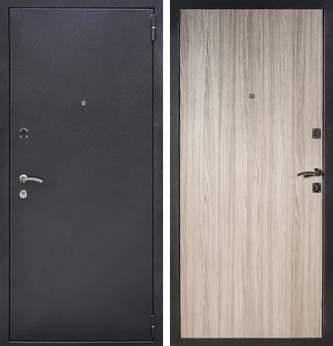 Дешевая дверь с порошковым напылением и ламинатом №2