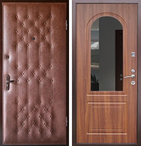 Железная дверь с зеркалом №3