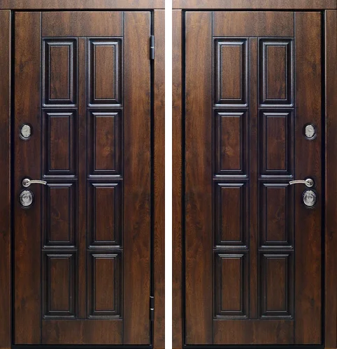 Железная дверь входная внутреннего открывания №13