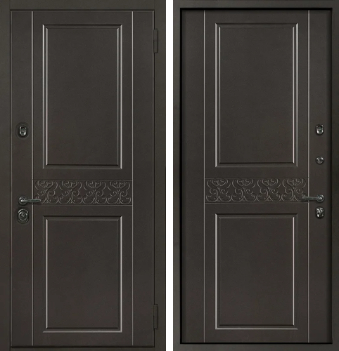 Дверь металлическая серая №37