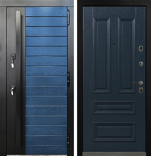 Металлическая дверь с терморазрывом для дачи №65