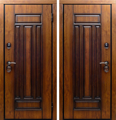 Дверь филенчатая из массива сосны №12