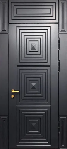 Входная дверь с фрамугой в квартиру №74