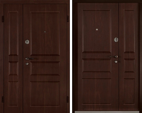 Распашная полуторная дверь №1