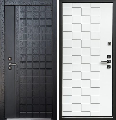 Современная входная дверь №83
