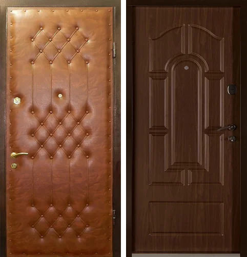 Железная дверь с дермантином №10