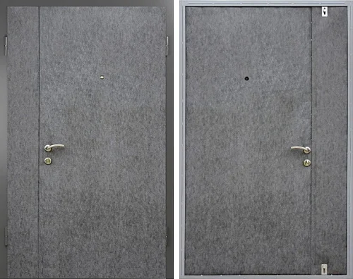 Полуторная металлическая дверь в тамбур №1