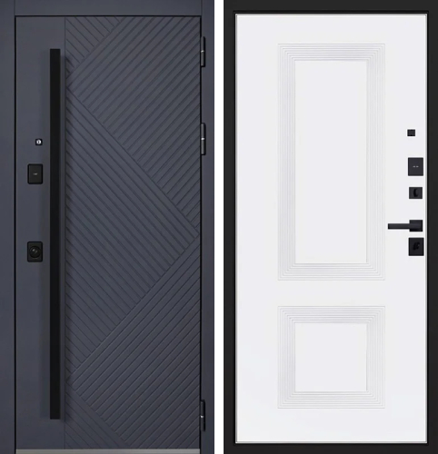 Толстая дверь с терморазрывом №107
