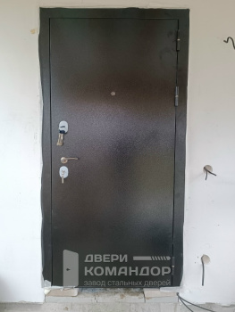 Входная дверь Тайгер Триумф  антик серебро / сандал белый